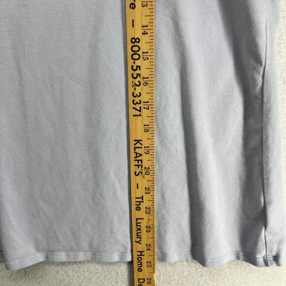 EILEEN FISHER Tank Top XL Organic Cotton Stretch Jersey Scoop Neck Purple USA - Picture 10 of 11